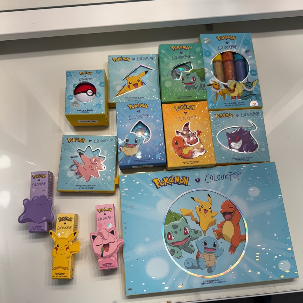 Pokemon X ColourPop collection